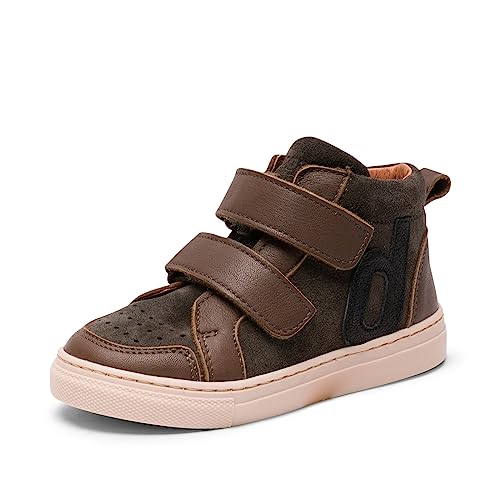 Bisgaard Kinder High Sneaker Jaxon Grün Leder von Bisgaard