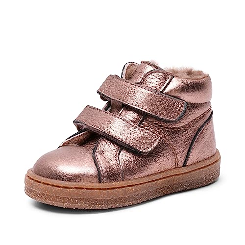 Bisgaard Sinus Lamb First Walker Shoe, Rose Gold Metallic, 24 EU von Bisgaard