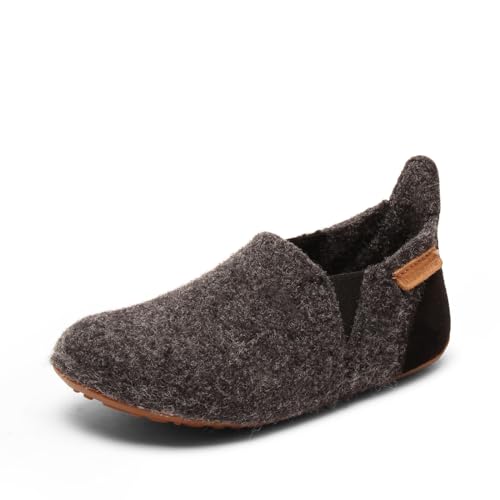 Bisgaard Unisex Kinder Wool Sailor Slipper, Antrachite, 35 EU von Bisgaard