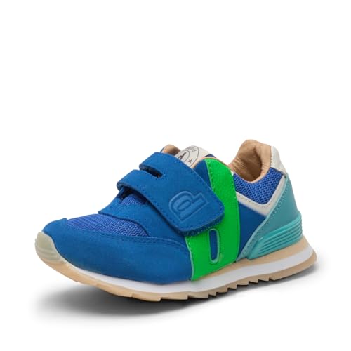 Bisgaard Kinder Klettschuhe/Low Sneaker Winston Blau Leder-Textil-Mix, Größe:29, Farbauswahl:blau-Kombi von Bisgaard