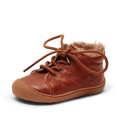 Bisgaard hale l Lamb First Walker Shoe, Brandy, 24 EU Schmal von Bisgaard