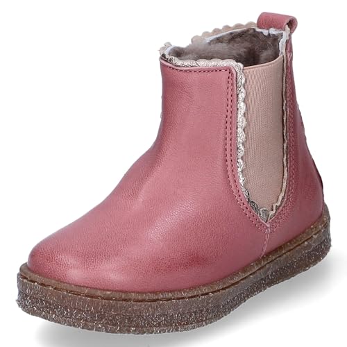 Bisgaard Kinder Winterstiefeletten SIGGI Lamb Rosa Leder von Bisgaard