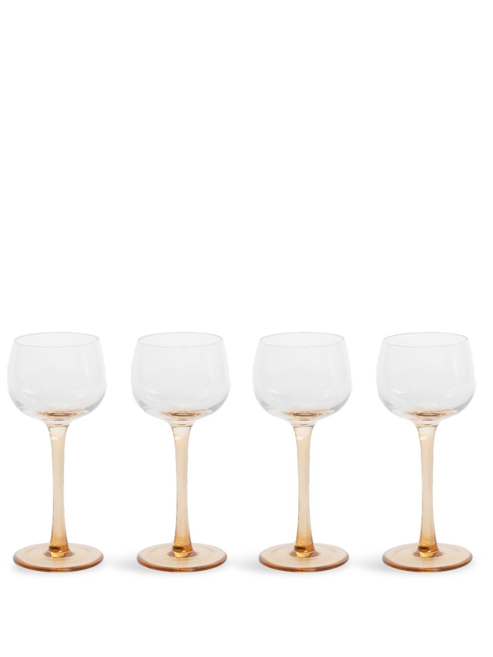 Bitossi Home Set aus vier Desiguale Kelchgläsern - Rosa von Bitossi Home