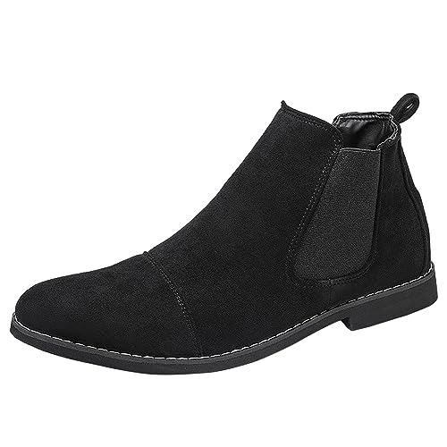 Bkebge Herren Chelsea Boots bateman aus Wildleder Stiefel Stiefeletten Bequemschuhe Herren Boot glattem Leder Herren Büroarbeitsstiefel Größen 39–44 Bkebge Herren Chelsea Boots bateman aus Wildleder Stiefel Stiefeletten Bequemschuhe Herren Boot glattem Leder Herren Büroarbeitsstiefel Größen 39–44 von Bkebge