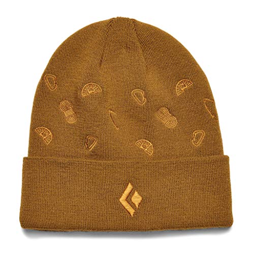 Black Diamond Bd Gear Beanie Braun - Vielseitge bestickte Beanie, Größe One Size - Farbe Dark Curry von Black Diamond