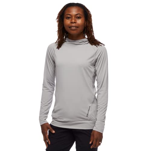 Black Diamond Damen Alpenglow Hoodie, Pewter, L von Black Diamond