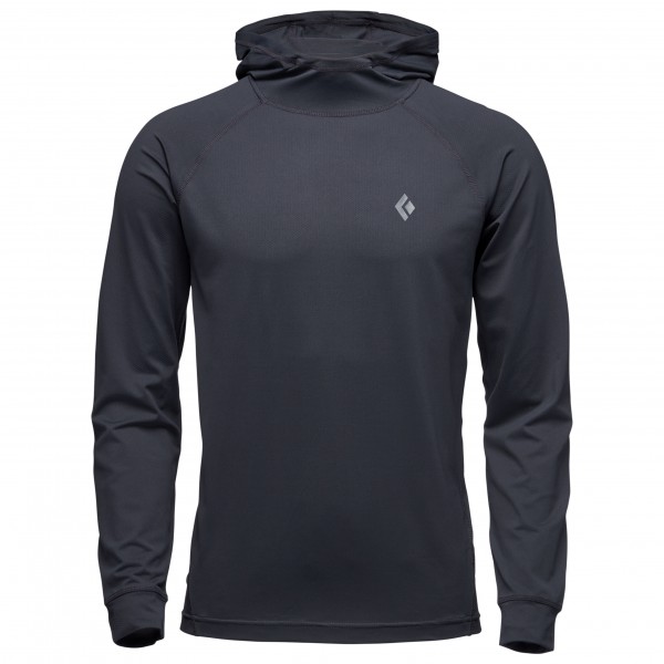 Black Diamond - L/S Alpenglow Hoody - Longsleeve Gr L;S oliv;rot von Black Diamond