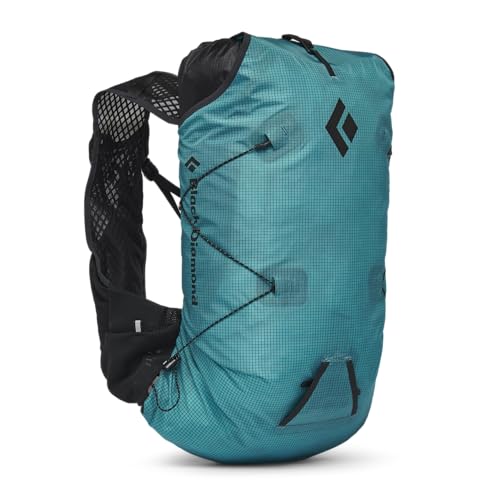 Black Diamond W Distance 15 Backpack Grün - Komfortabler funktionaler Damen Bergsport Rucksack, 15l, Größe L - Farbe DAR von Black Diamond