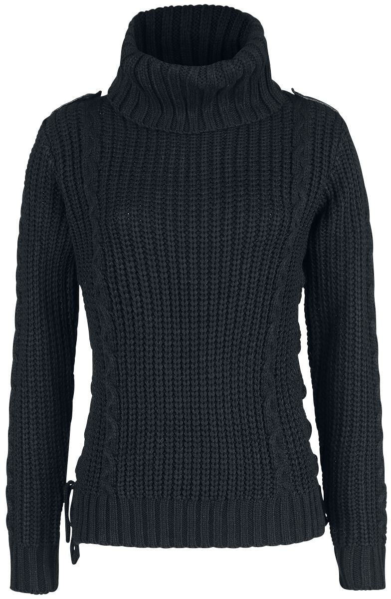 Black Premium by EMP Strickpullover - Yertle The Turtle - XS bis XXL - für Damen - Größe M - schwarz von Black Premium by EMP