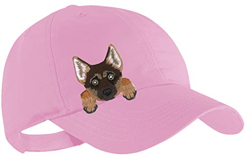 Blackshirt Company Schäferhund Schildmütze Kinder Base Cap Hunde Sommerkappe Farbe Rosa von Blackshirt Company