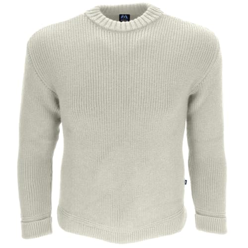 Blauer Peter - Merino-Rundhals-Troyer - Pullover - 10 Farben, Farbe:Natur, Größe:52 Blauer Peter - Merino-Rundhals-Troyer - Pullover - 10 Farben, Farbe:Natur, Größe:52 von Blauer Peter