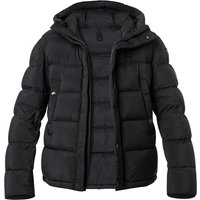 Blauer. USA Herren Daunenjacke schwarz Mikrofaser unifarben von Blauer. USA