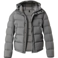 Blauer. USA Herren Daunenjacke grau Mikrofaser unifarben von Blauer. USA