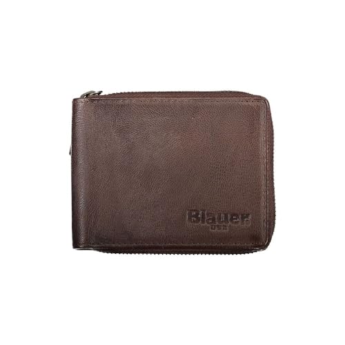 Blauer Braun Leder Herren Geldbörse, Braun von Blauer