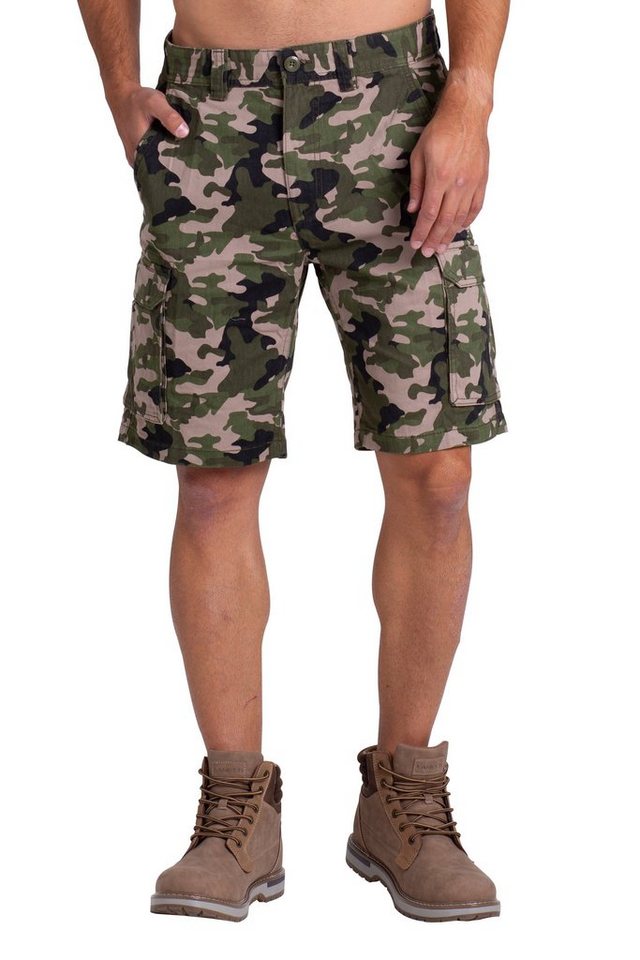 BlauerHafen Cargobermudas Herren Heer Camouflage Cargo Shorts Baumwolle Combat Arbeitskleidung 6 Cargotasche von BlauerHafen