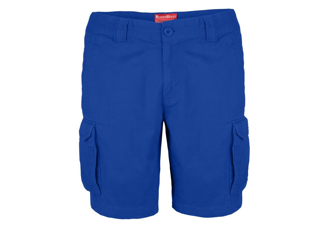 BlauerHafen Cargoshorts Herren Cargo Shorts 100% Baumwolle Hose Normale Passform Bermuda von BlauerHafen