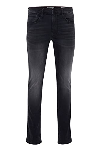 Blend 20707721 Herren Jeans Hose Denim Pant Multiflex mit Stretch 5-Pocket Jet Fit Flim Fit, Größe:W36/32, Farbe:Denim washed black (201001) von b BLEND