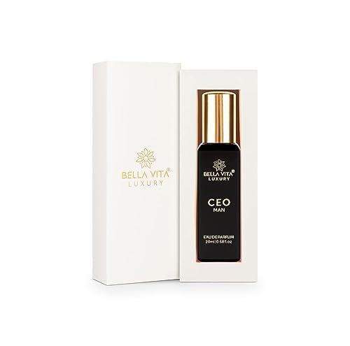 Bella Vita Luxury CEO MAN Eau de Parfum | Office Wear Parfüm für Männer mit langanhaltenden Noten von Tonka und Adlerholz, 20 ml von Blessfull Healing