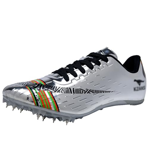 Blissbuilt Leichtathletik-Sprint-Spikes,Unisex Spiked Sprint Leichtathletik-Laufschuhe,Leichte Trainer Mit Spikes,Professionelle Sprint Sport Turnschuhe for Kinder Jungen Mädchen Damen Herren von Blissbuilt