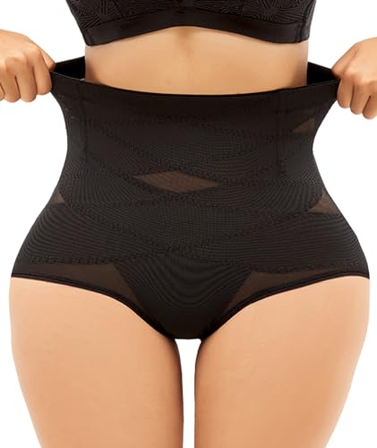 Blitshape Miederslips Für Damen Shapewear Po Push Up Bauchweg Shape Unterhose Slip Miederhose Hose Figurformende Unterwäsche Fajas Colombianas Schwarz 3XL von Blitshape