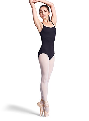 Bloch Damen Zena Leotard mit BH und verstellbaren Trägern, schwarz, Small von Bloch