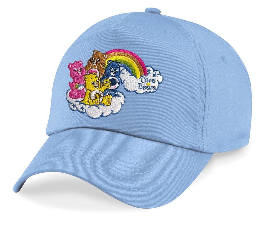 Blondie & Brownie Baseball Cap Kinder Glücksbärchis Care Bears Patch Stick Hab Dich Lieb one Size von Blondie & Brownie