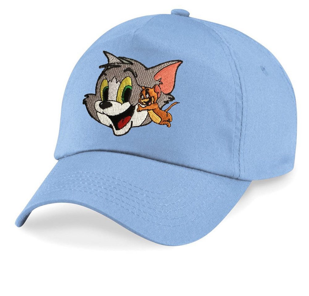 Blondie & Brownie Baseball Cap Kinder Tom Jerry Stick Patch Katze Maus Cartoon One Size von Blondie & Brownie