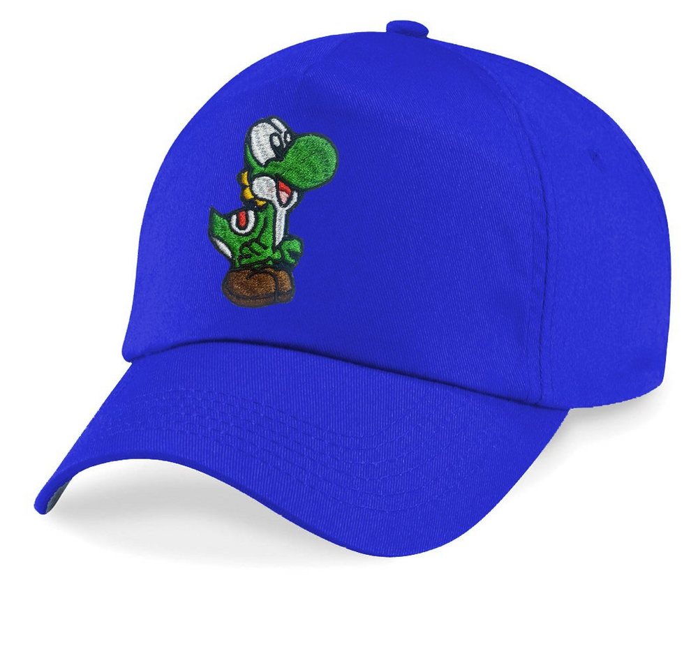 Blondie & Brownie Baseball Cap Kinder Yoshi Baby Stick Patch Mario Super Retro Konsole One Size von Blondie & Brownie