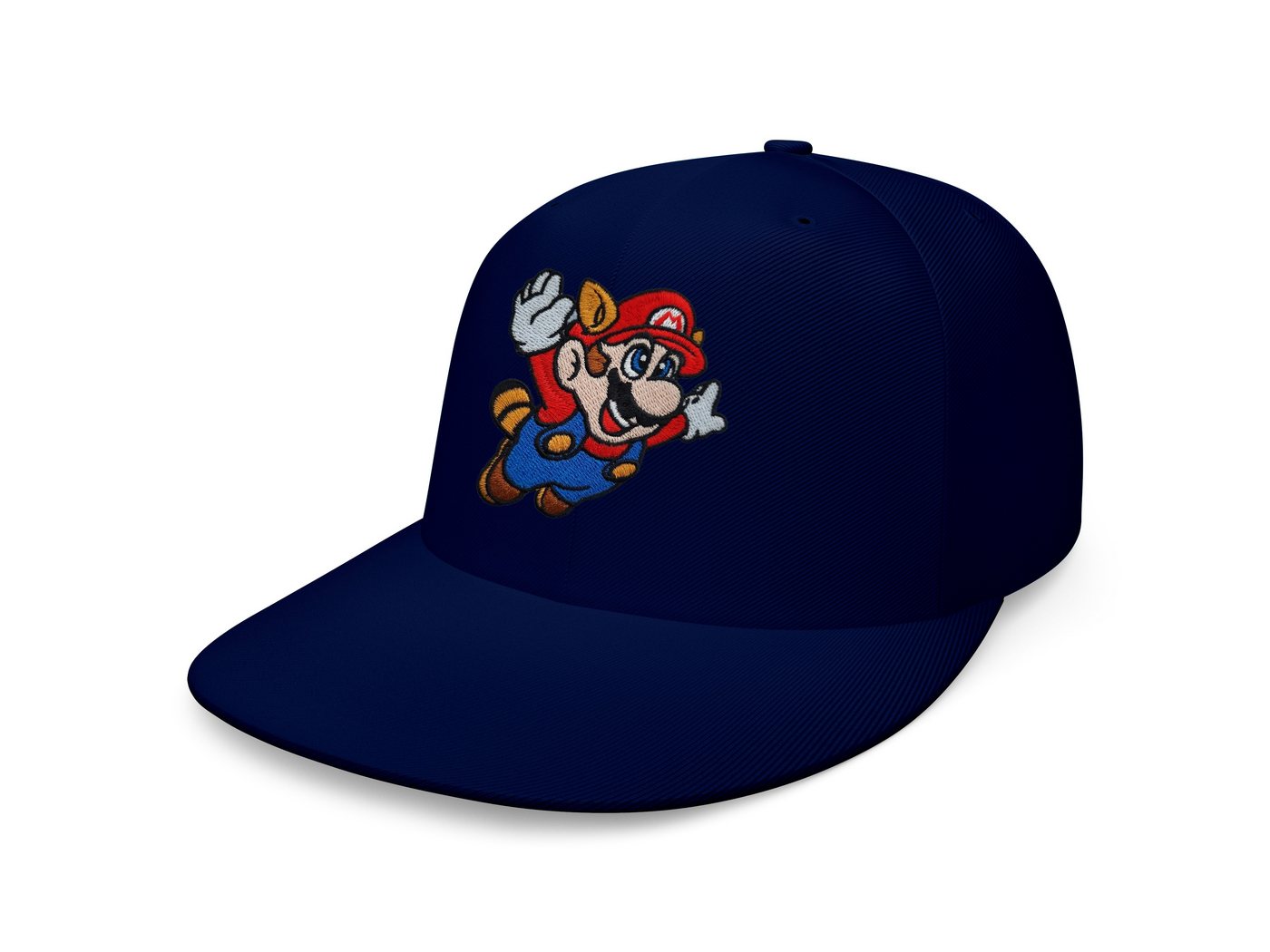 Blondie & Brownie Baseball Cap Unisex Erwachsene Mario Fligh Stick Patch Luigi Super Retro Konsole Snapback von Blondie & Brownie