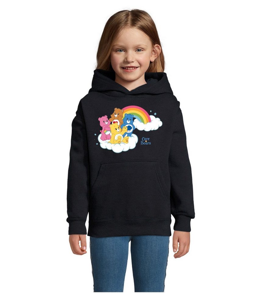 Blondie & Brownie Hoodie Kids Jungen & Mädchen Glücksbärchis Care Bears Hab-Dich-lieb Bärchis mit Kapuze von Blondie & Brownie