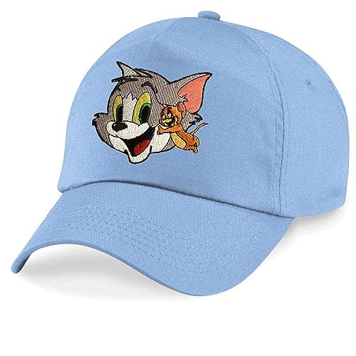 Blondie & Brownie Kinder Baseball Cap, Tom Jerry, Hellblau von Blondie & Brownie