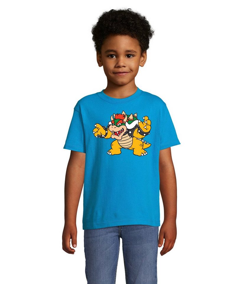 Blondie & Brownie T-Shirt Kinder Bowser Mario Yoshi Luigi Game Gamer Konsole Retro von Blondie & Brownie