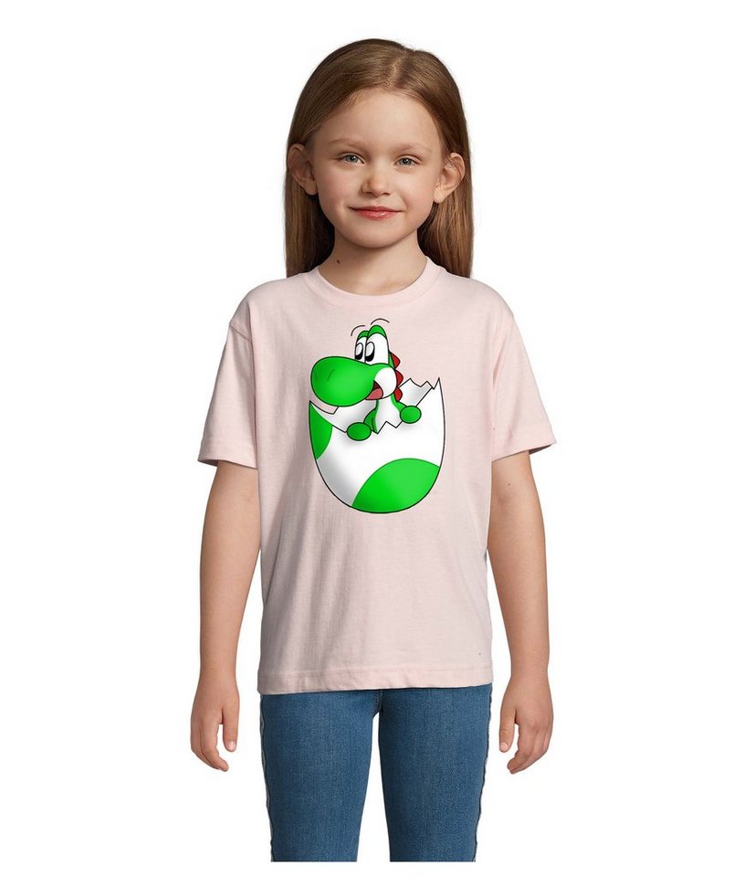 Blondie & Brownie T-Shirt Kinder Jungen & Mädchen Baby Yoshi Ei Mario Konsole Gaming von Blondie & Brownie