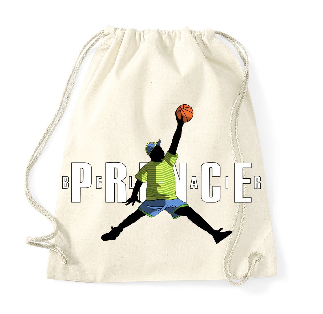 Blondie & Brownie Turnbeutel aus Baumwolle Fresh Prince Bel Air Basketball von Blondie & Brownie