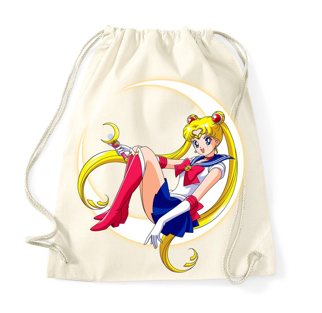 Blondie & Brownie Turnbeutel aus Baumwolle Fun Comic Sailor Moon Anime Manga von Blondie & Brownie