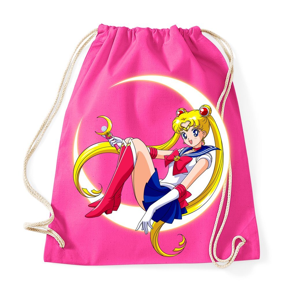 Blondie & Brownie Turnbeutel aus Baumwolle Fun Comic Sailor Moon Anime Manga von Blondie & Brownie