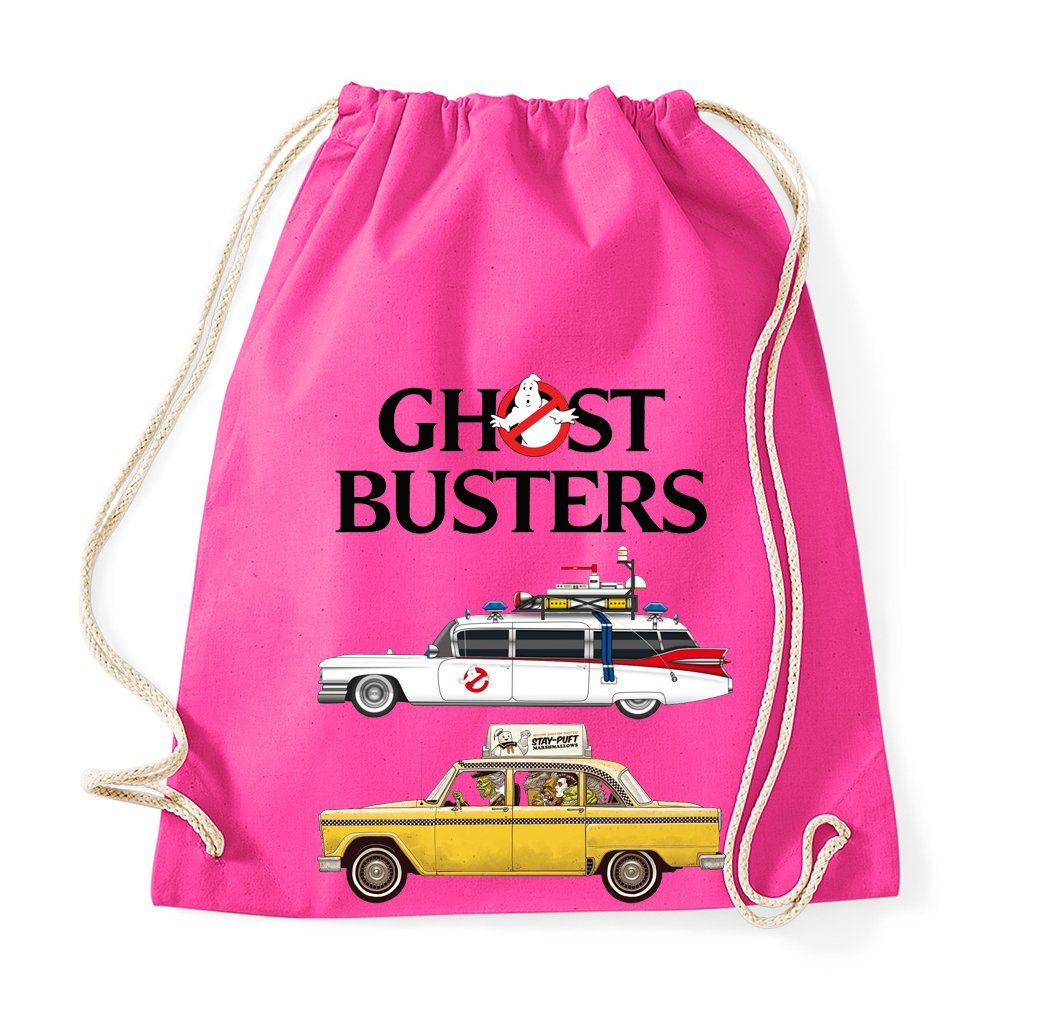 Blondie & Brownie Turnbeutel aus Baumwolle Ghostbusters Cars Auto Geisterjäger Geister Ghost von Blondie & Brownie