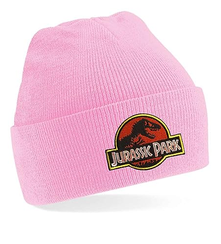 Blondie & Brownie Winter Herbst Beanie Mütze Jurassic, Rosa von Blondie & Brownie