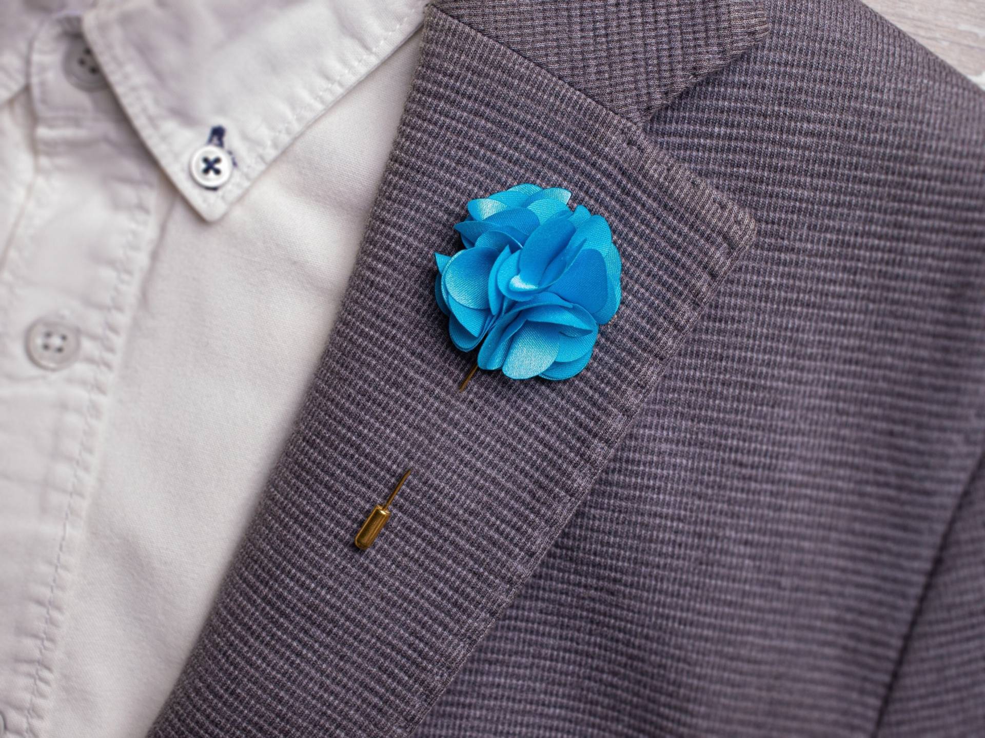 Türkise Anstecknadel, Trauzeugenantrag, Trauzeugen Geschenk, Hochzeit Türkis Boutonniere, Geschenk Für Ihn von BloomLapelPins