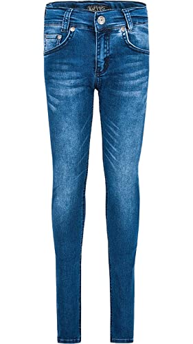 Blue Effect Jungen Slim Jeans - Skinny, Ultrastretch , Blau (Medium blue) , 146 von Blue Effect