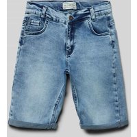 Blue Effect Regular Fit Jeansshorts mit Label-Patch in Blau, Größe 140 von Blue Effect