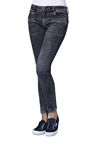 Blue Fire Co Alicia 023 - Skinny, Black Denim Used 26/32 - Damen von Blue Fire Co