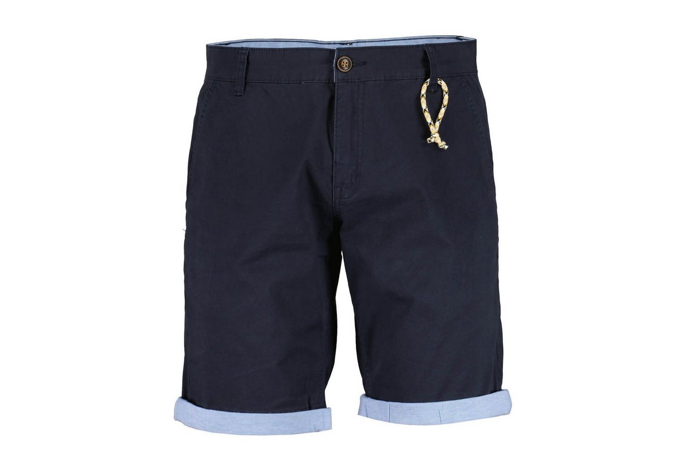 Blue Seven Bermudas Herren Twill Shorts mit Chambray-Details - Kurze Hose mit Taschen von Blue Seven