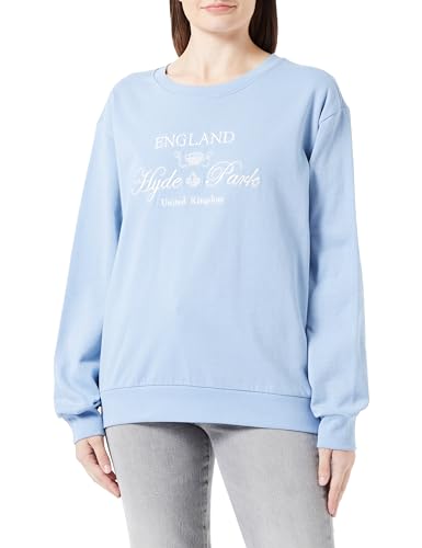 BLUE SEVEN Damen Sweatshirt, Mittelblau Orig, 40 von Blue Seven