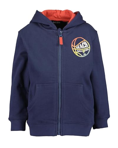 Blue Seven Jungen Sweatjacke mit Kapuze BEACH DAYS 571 - DK BLAU 110 von Blue Seven