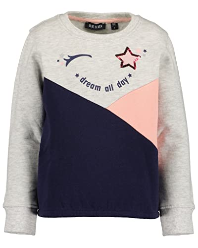 BLUE SEVEN Mädchen Sweatshirt, Nachtblau Orig, 5 Years von Blue Seven