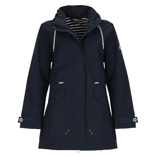 Blue Wave Damen Funktionsparka Mina mit Jersey Innenfutter - Wasserdichte und Atmungsaktive Funktionsjacke in Marine Größe 42 Blue Wave Damen Funktionsparka Mina mit Jersey Innenfutter - Wasserdichte und Atmungsaktive Funktionsjacke in Marine Größe 42 von Blue Wave