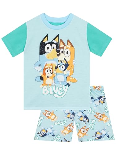 BlueY Schlafanzug | Bingo Pyjama Jungen Kurz | Schlafanzüge Für Jungen | Blau 128 BlueY Schlafanzug | Bingo Pyjama Jungen Kurz | Schlafanzüge Für Jungen | Blau 128 von BlueY