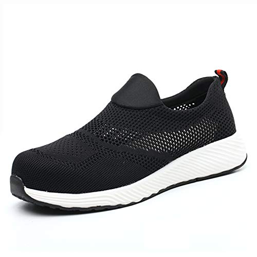 Blueskyli Sicherheitsschuhe Herren Damen S3 Leicht Sommer Arbeitsschuhe Sportlich Atmungsaktiv Schutzschuhe mit Stahlkappe von Blueskyli