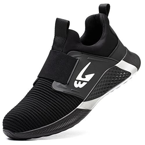 Blueskyli Sicherheitsschuhe Herren S3 Leicht Sportlich Arbeitsschuhe Damen Atmungsaktiv Schutzschuhe mit Stahlkappe Schuhe Gr.36-47 von Blueskyli